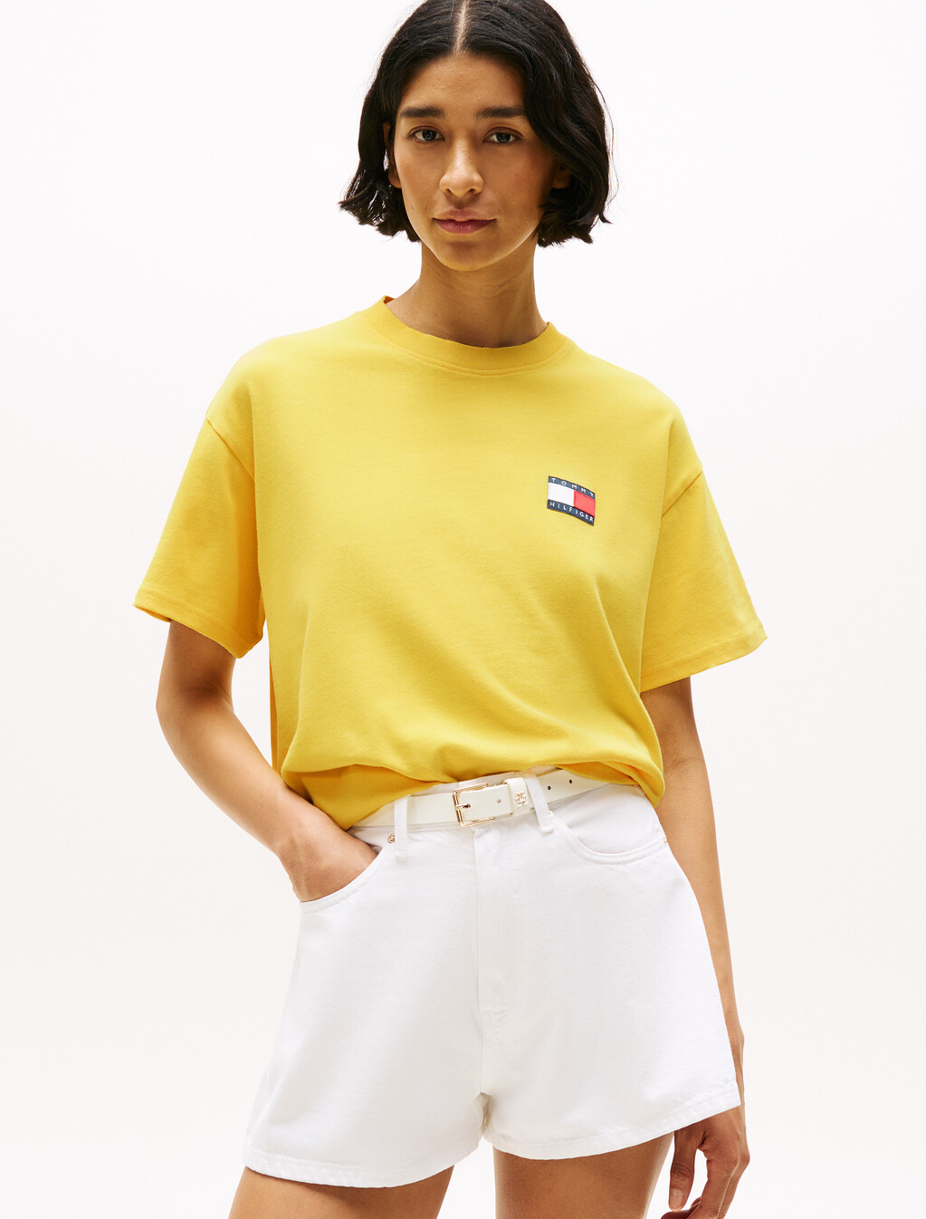 Hilfiger Sailing Relaxed Back Logo T-Shirt, Soft Sunflower, hi-res