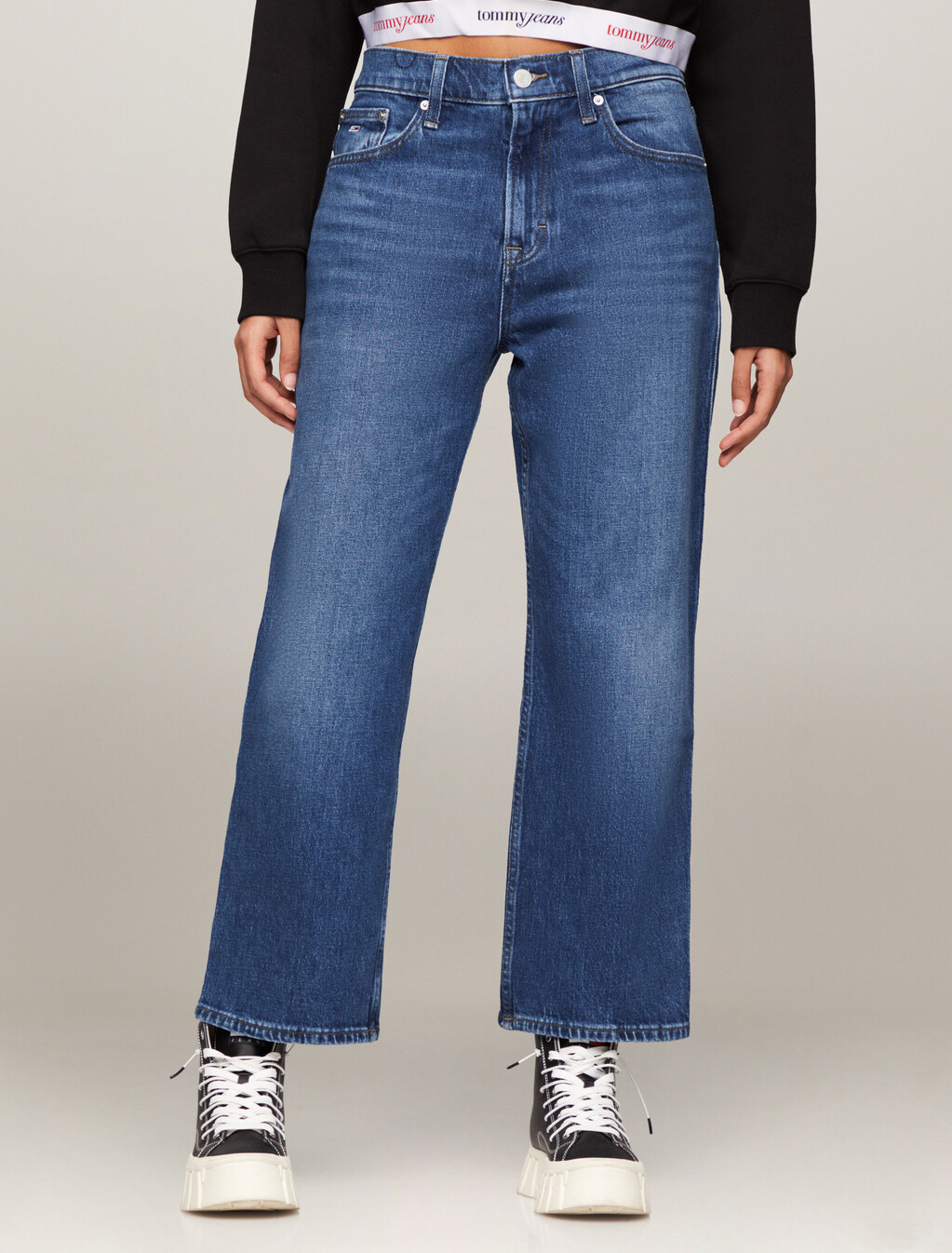 Betsy Mid Rise Loose Jeans, Denim Dark, hi-res