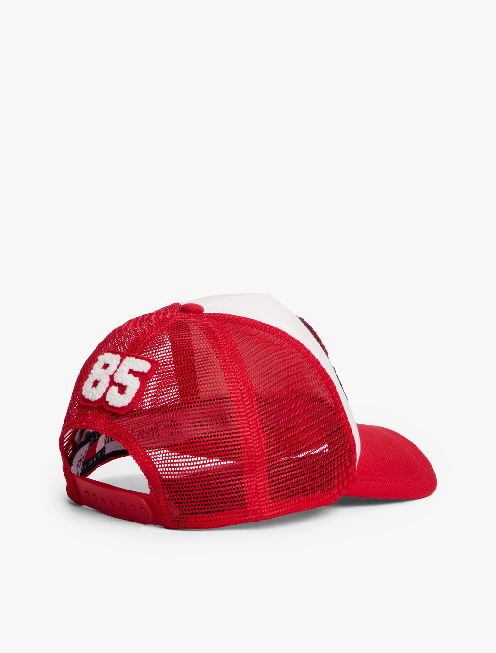 Tommy Girl Heart Logo Mesh Trucker Cap, Primary Red, hi-res