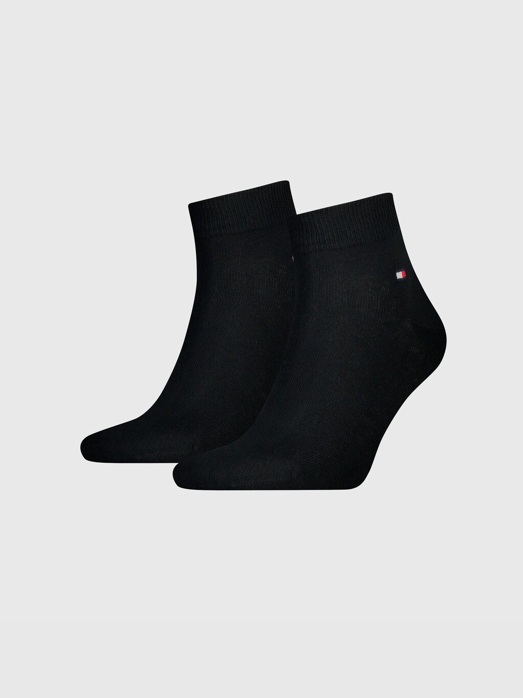 2 對裝中筒襪, black, hi-res