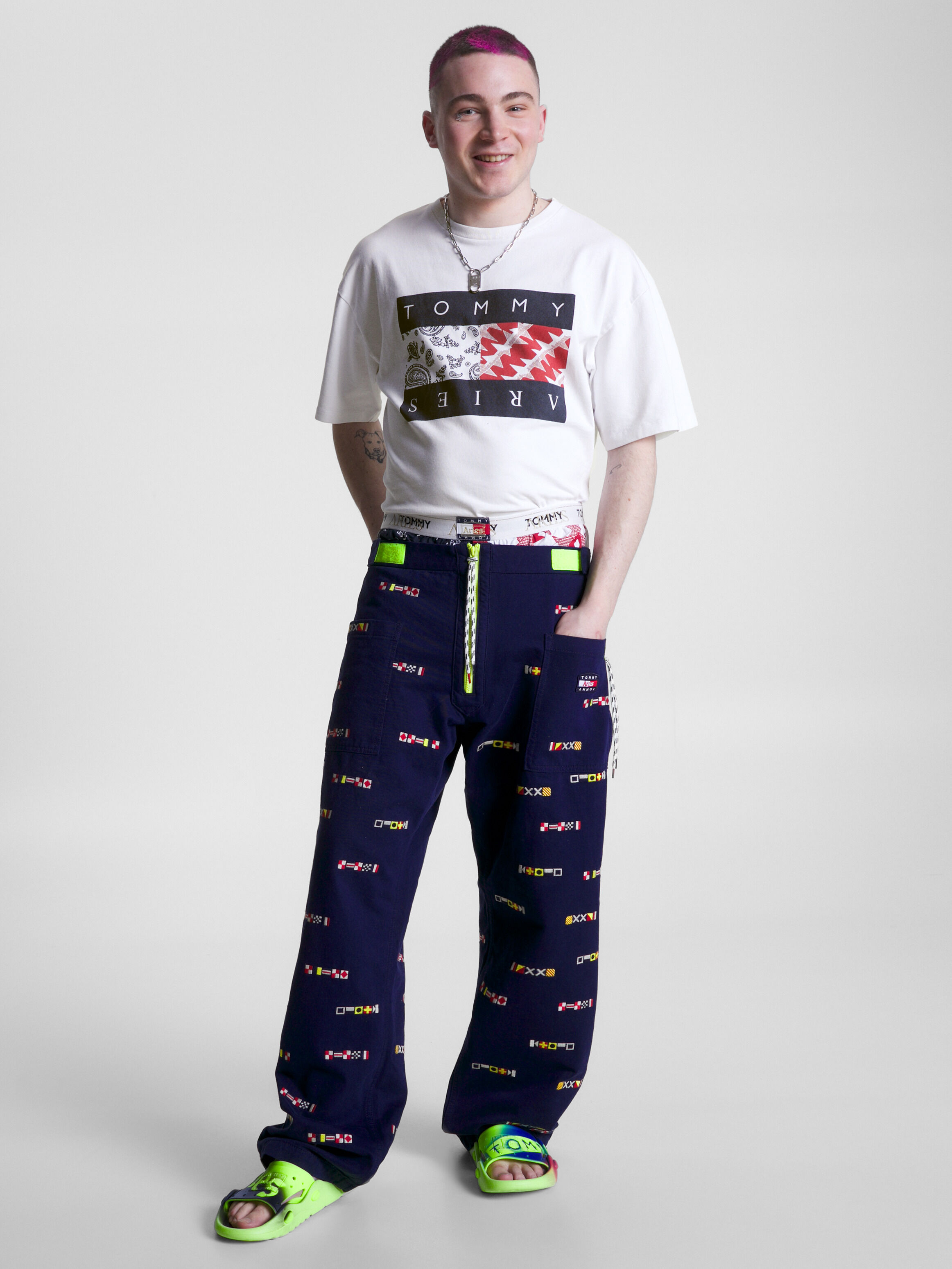 Tommy hilfiger store safety yellow