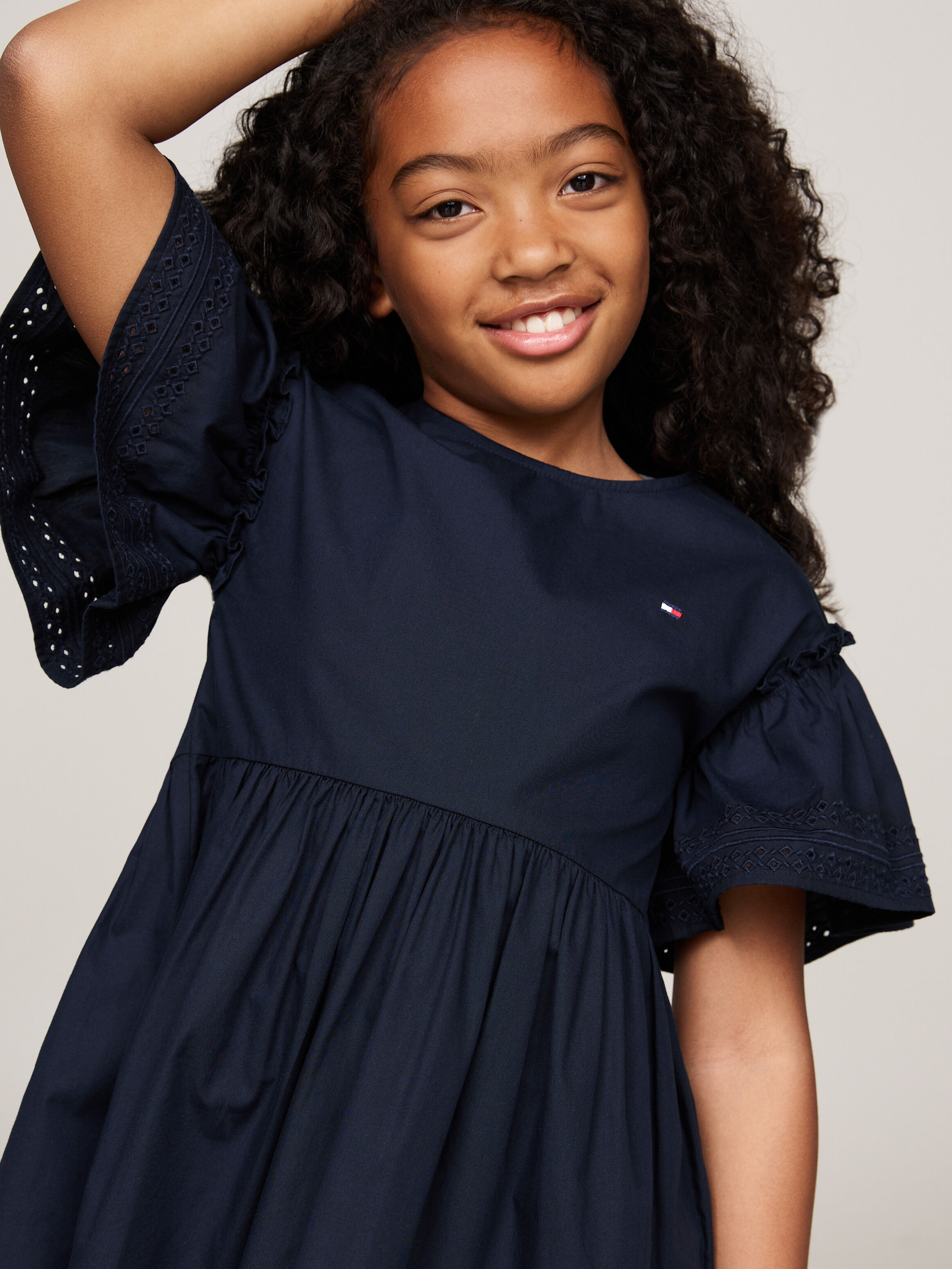 Bell sleeve flare dress 2025