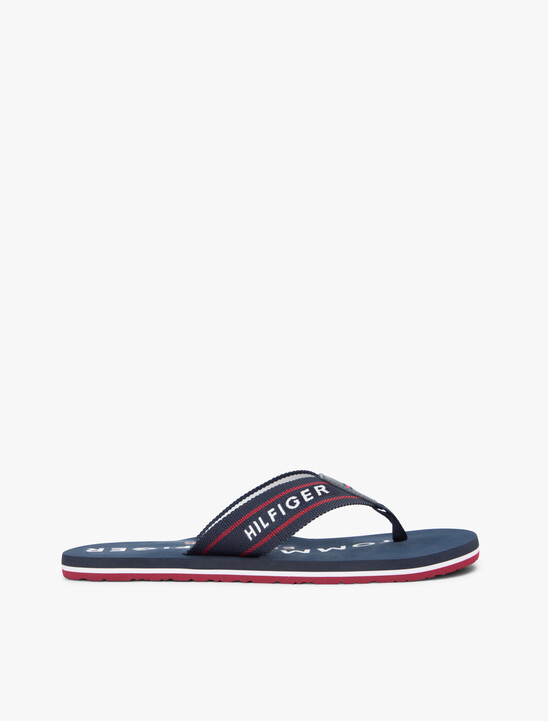 Webbing Strap Logo Flip-Flops