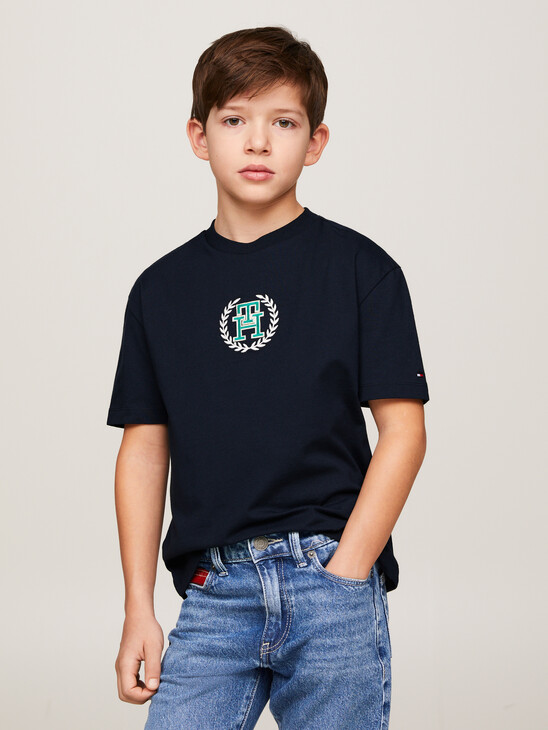 TH Monogram Crest Logo T-Shirt