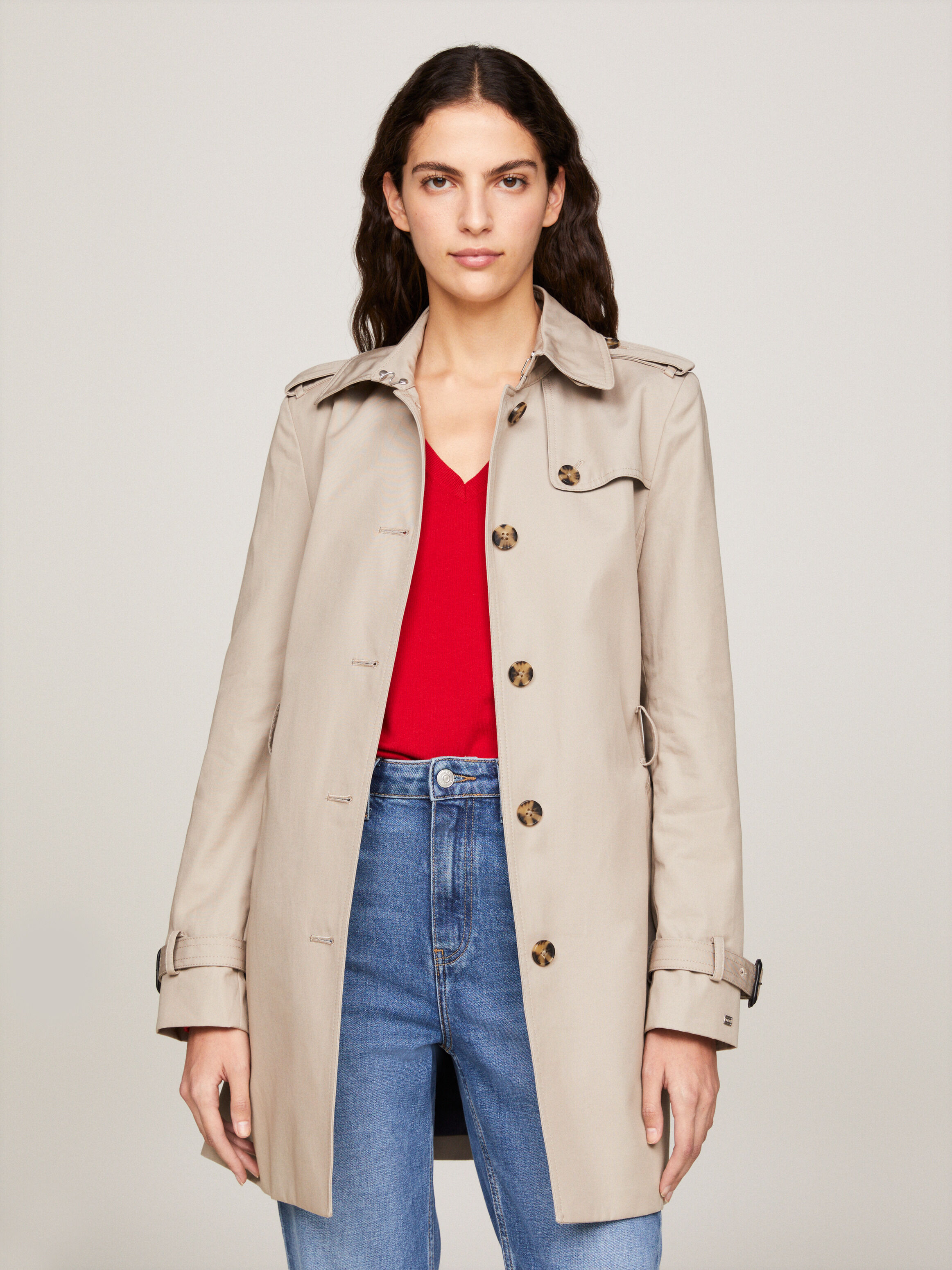 Tommy jeans oversized tube quilted coat on sale