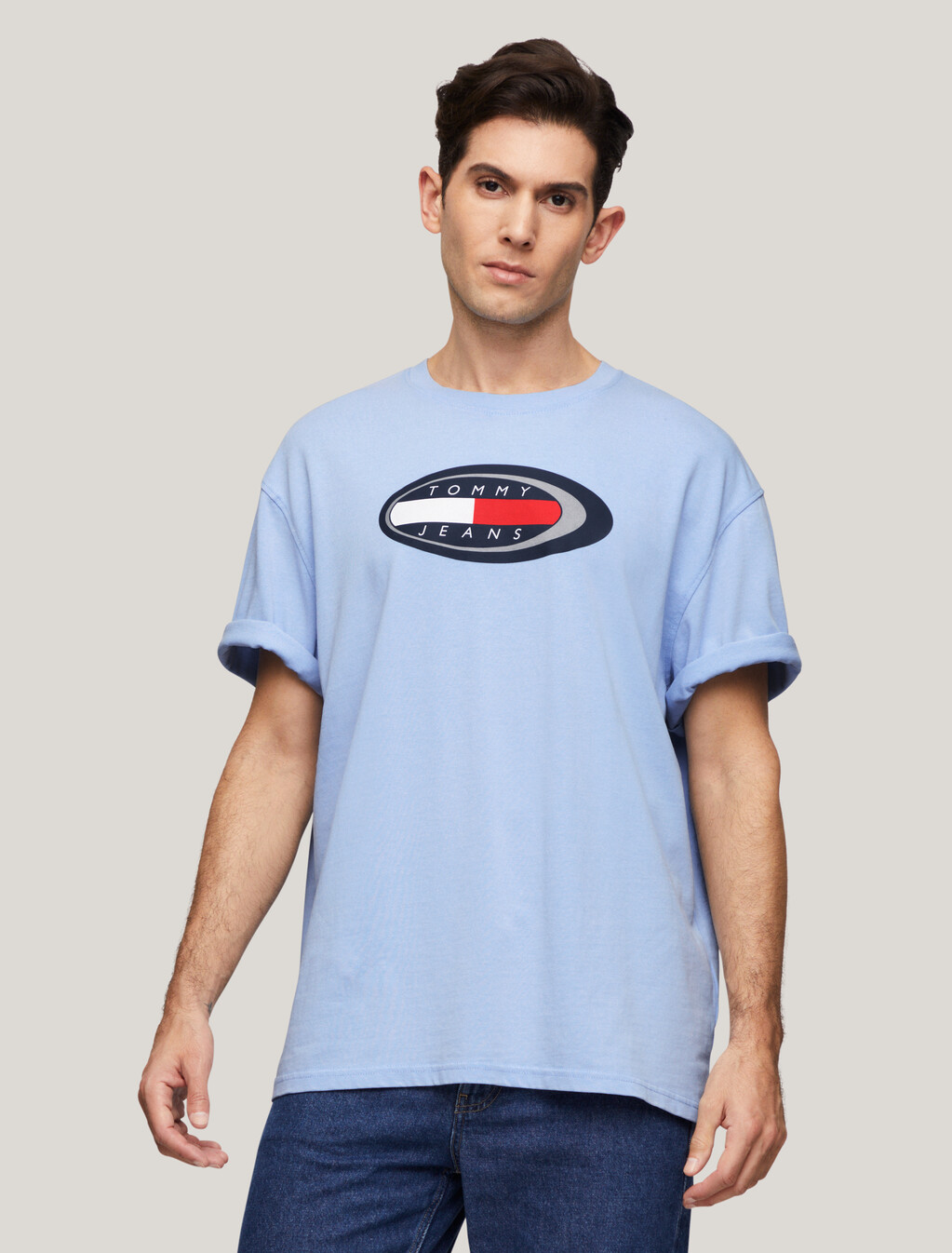 Oversized Boardsports Logo T-Shirt, Moderate Blue, hi-res