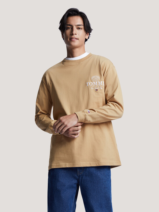 Relaxed Luxe Athletic Long Sleeve T-shirt