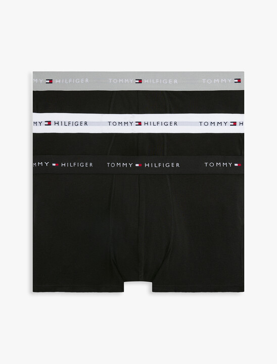 3-Pack Logo Waistband Trunks