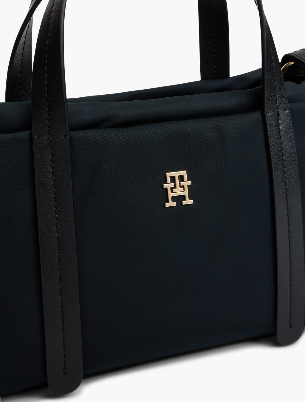 TH Monogram Textile Crossbody Bag, Black, hi-res