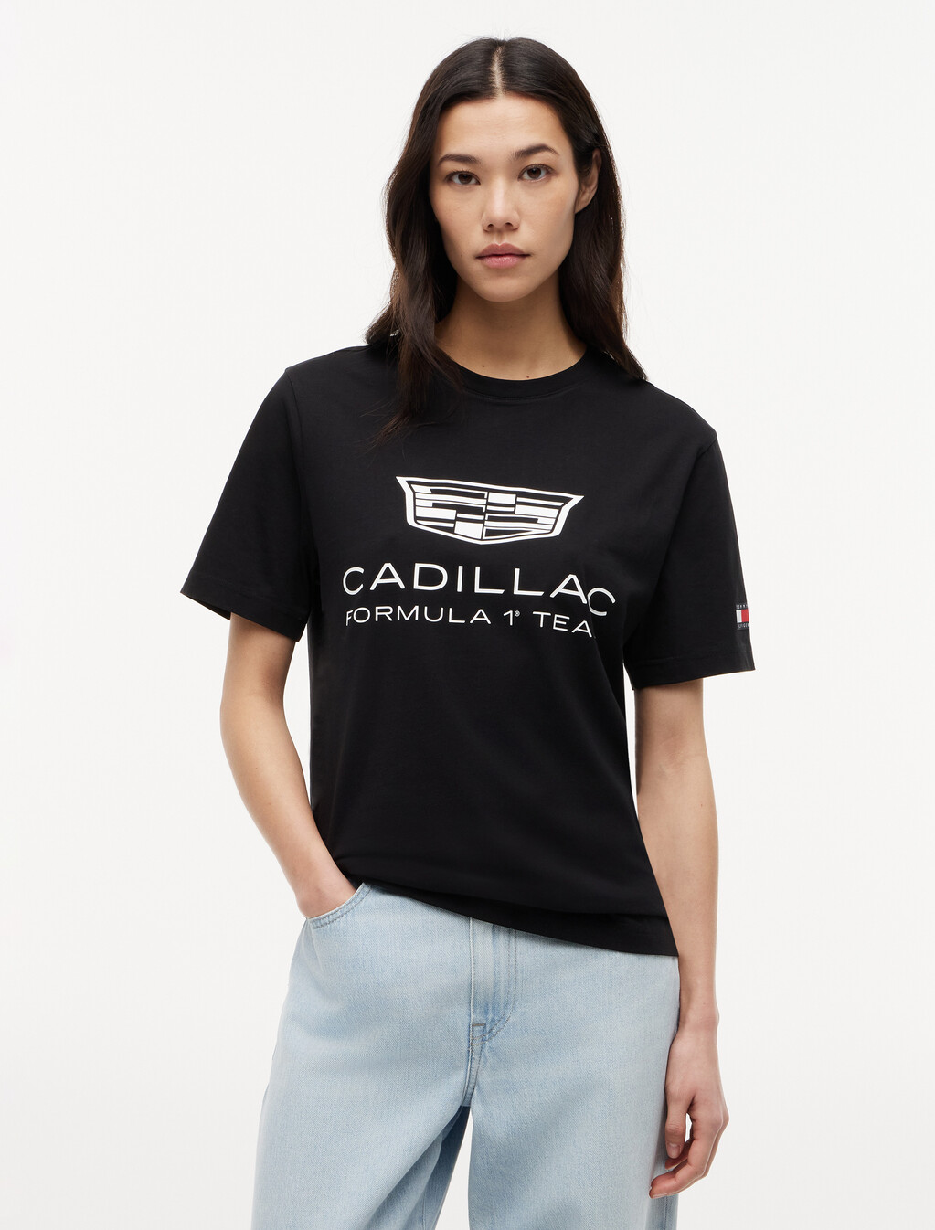 TH x Cadillac Formula 1&reg; 車隊標誌 T 恤, Black, hi-res