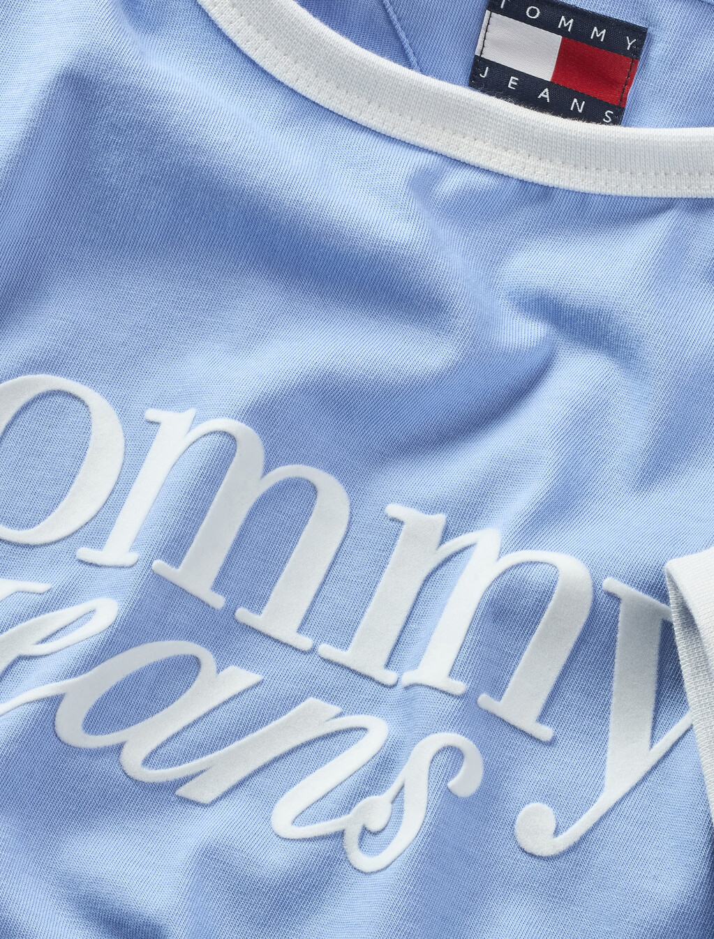 Contrast Logo Relaxed T-Shirt, Sugarplum Blue, hi-res