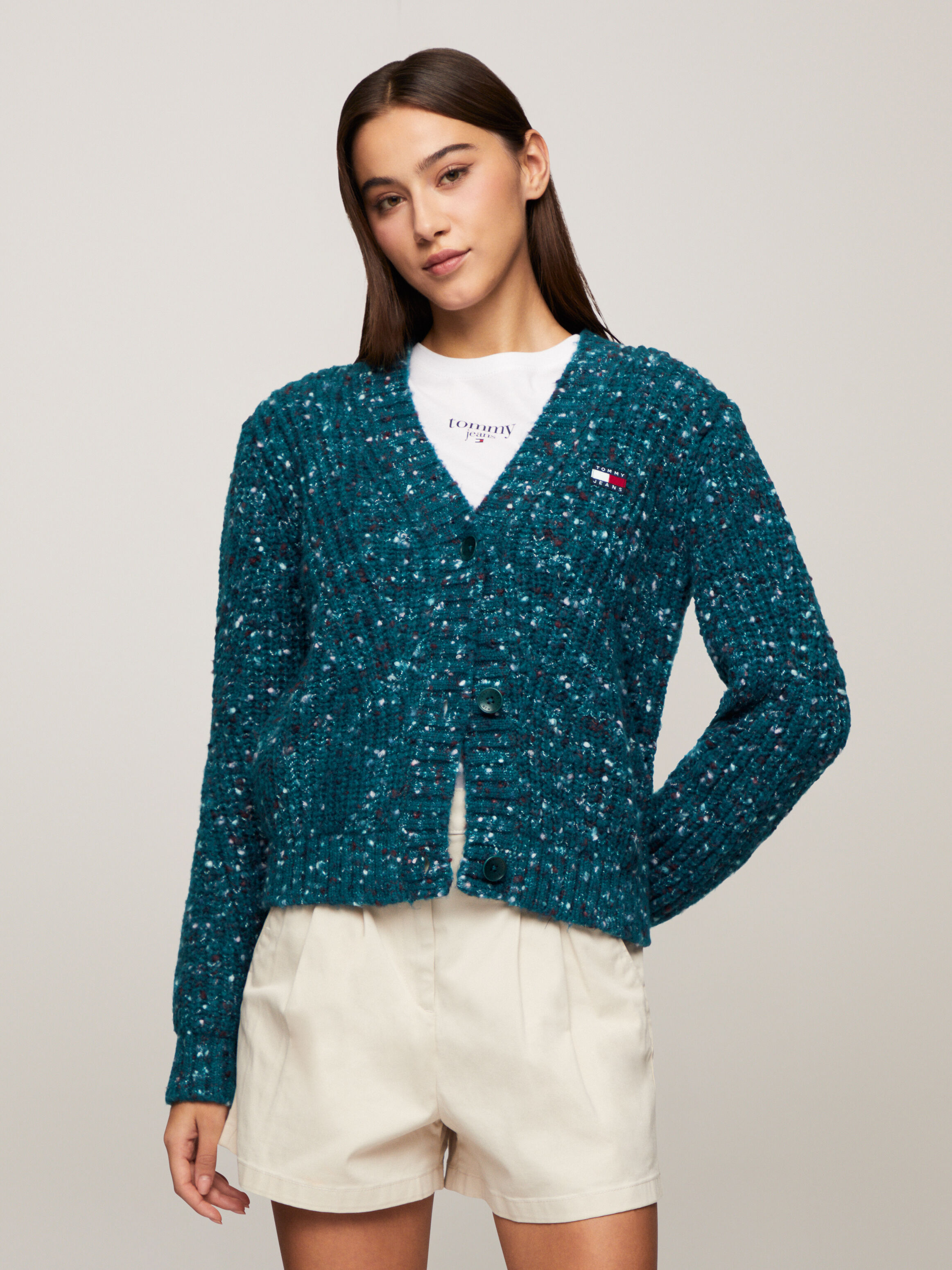 Tommy hilfiger blue cardigan on sale
