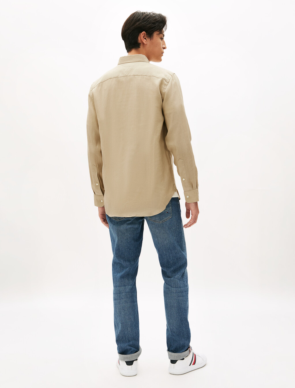 Premium Linen Shirt, Sandalwood, hi-res