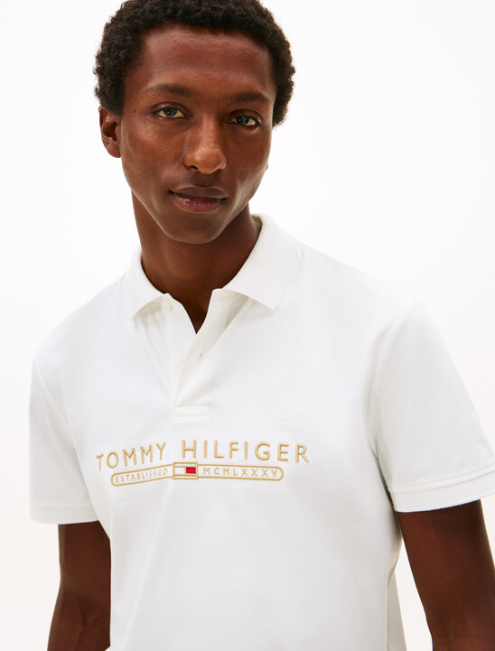 Icon Luxe 標誌刺繡 Polo 衫