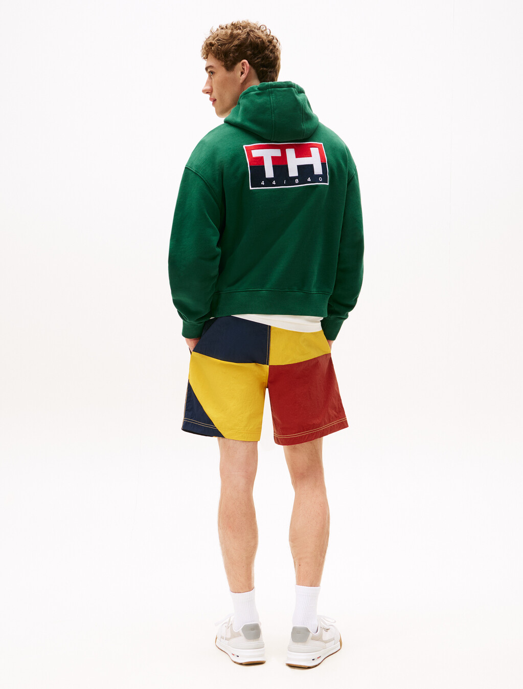 Hilfiger Sailing Relaxed Back Logo Hoody, Ornamental Green, hi-res