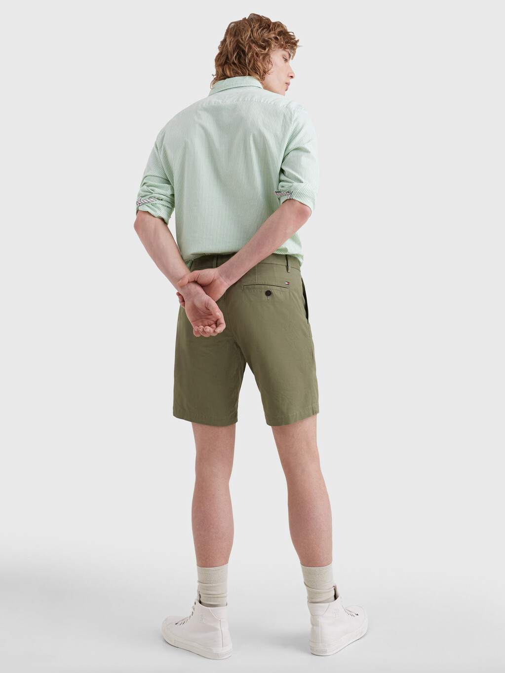 1985 Collection Brooklyn Twill Shorts, New Basil, hi-res