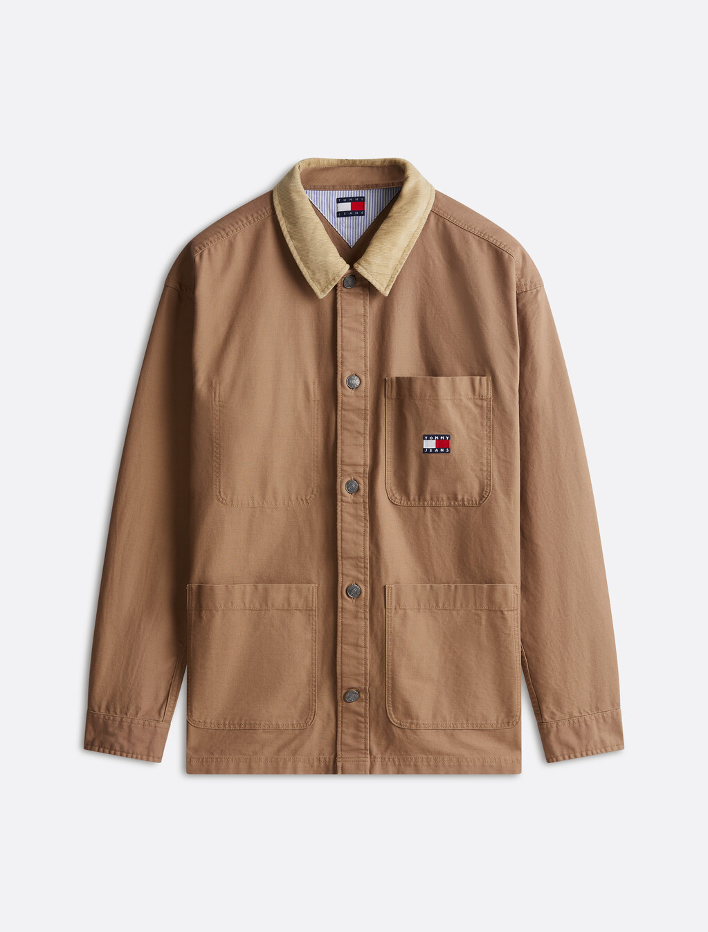 Canvas Corduroy Overshirt, Vintage Camel, hi-res