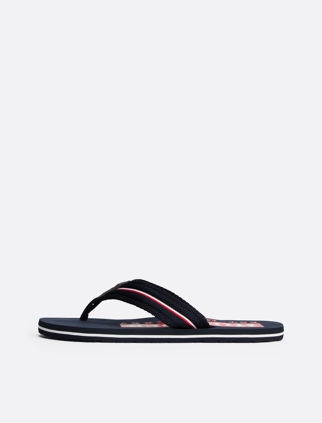 Signature Tape Webbing Flip-Flops, Desert Sky, hi-res