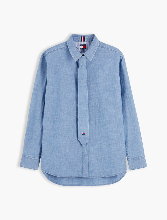 Chambray Tie Shirt