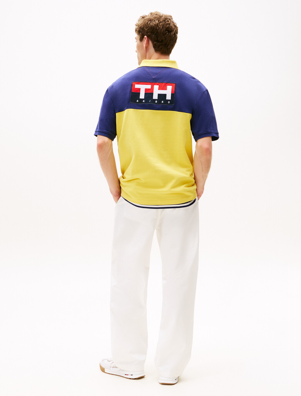 Hilfiger Sailing 航海風後背標誌 Polo 衫, Soft Sunflower, hi-res