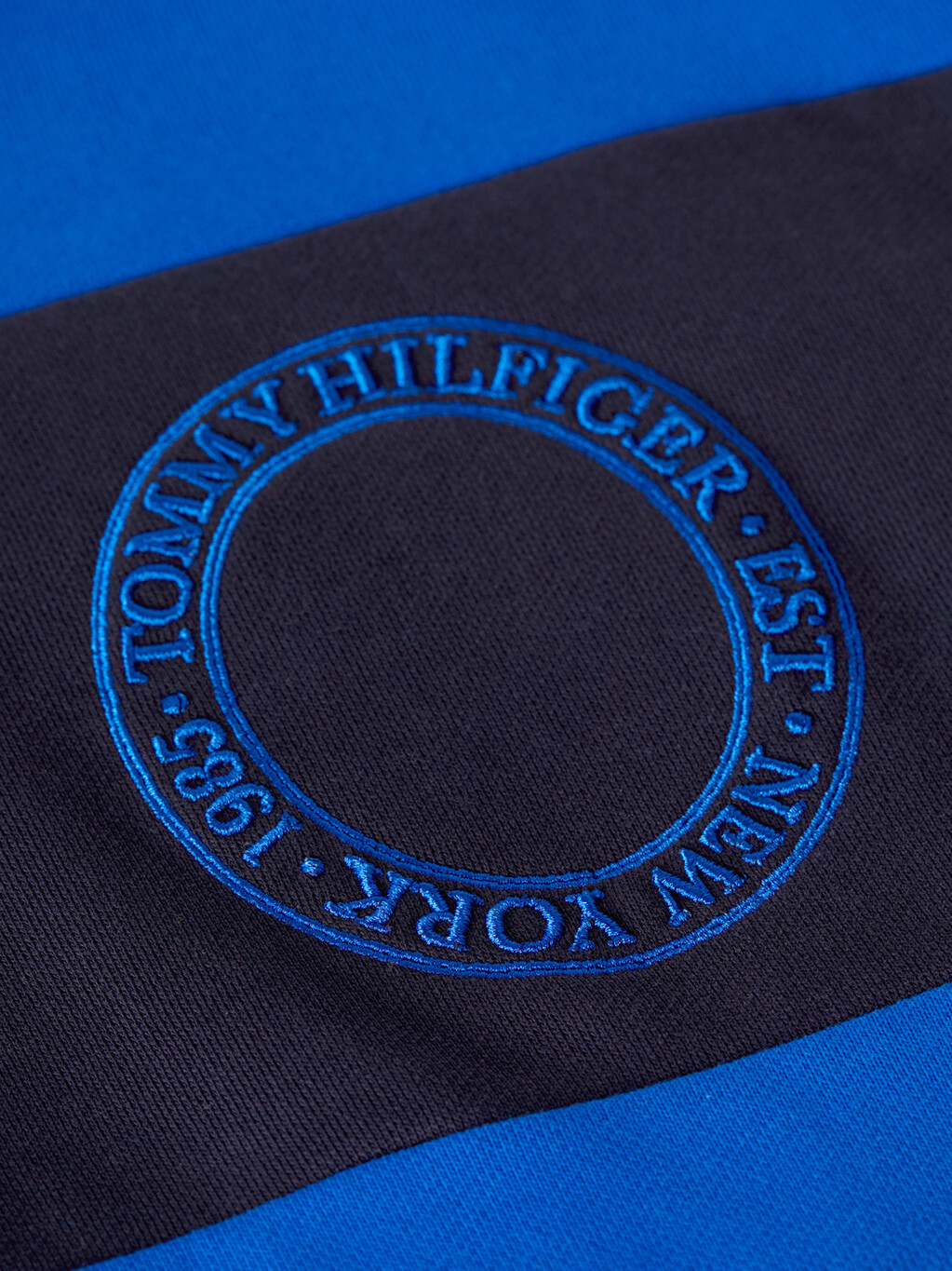 Stripe Logo Archive Rugby Polo Shirt, Ultra Blue / Desert Sky, hi-res
