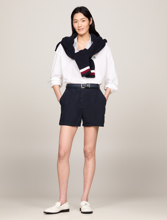 Straight Leg Chino Shorts