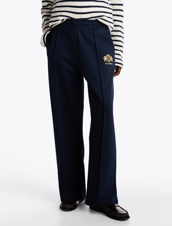 Logo Embroidery Straight Joggers