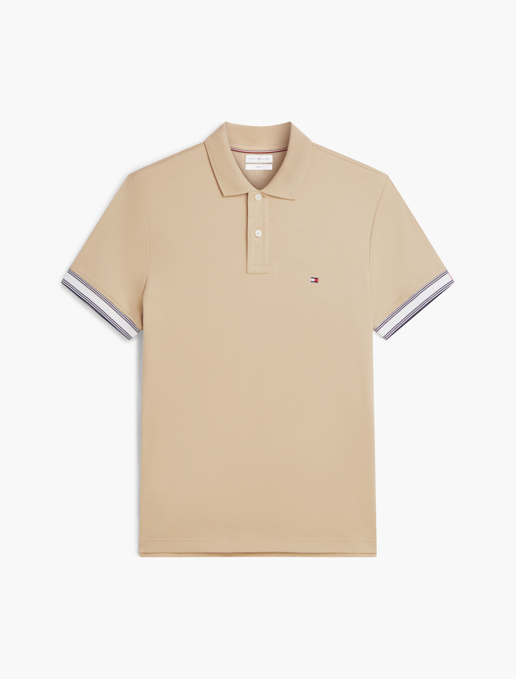 Fluid Cotton 純棉修身 Polo 衫, Batique Khaki, hi-res