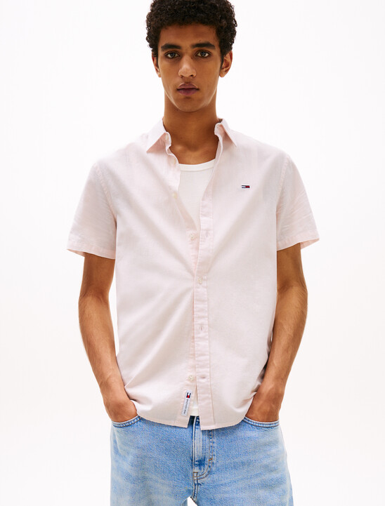 Regular Fit Linen Blend Shirt