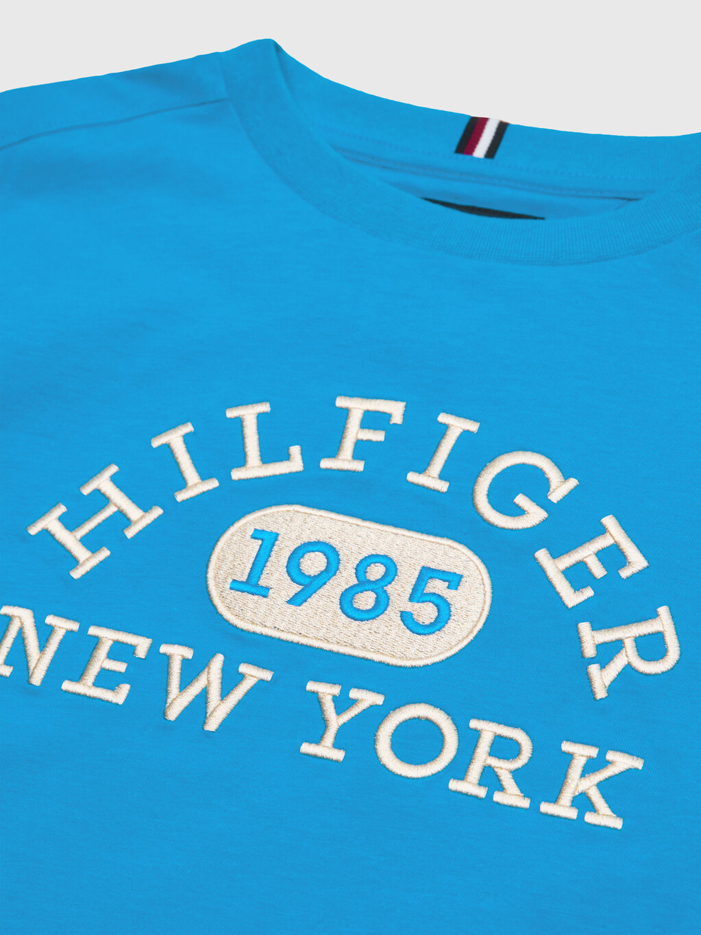 Varsity Long Sleeve Archive T-Shirt, Cerulean Aqua, hi-res