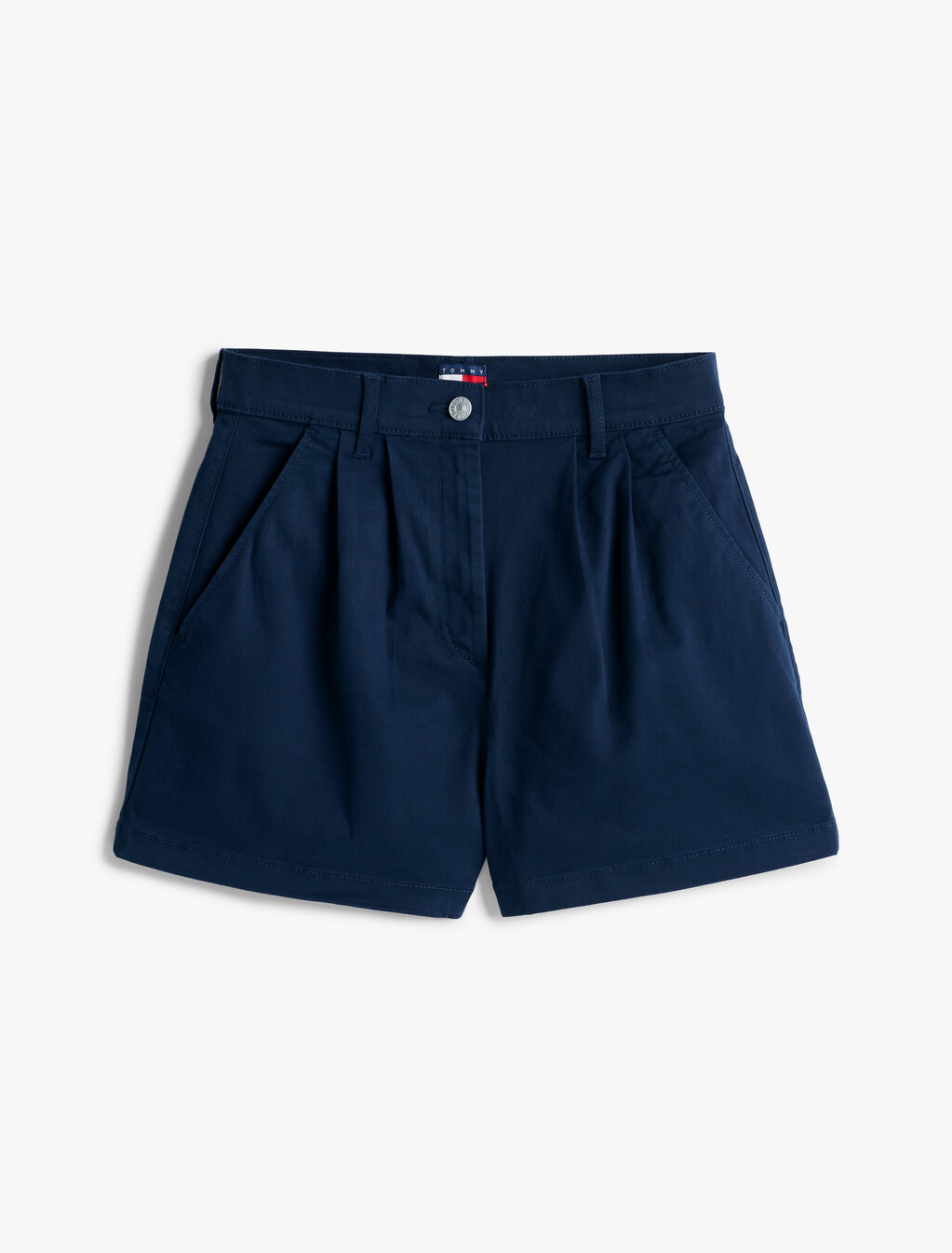 Claire Regular High Rise Denim Shorts, Dark Night Navy, hi-res