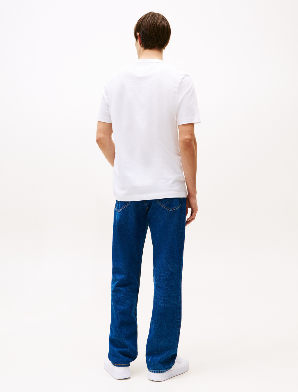 Exclusive Script Logo Jersey T-Shirt, White, hi-res