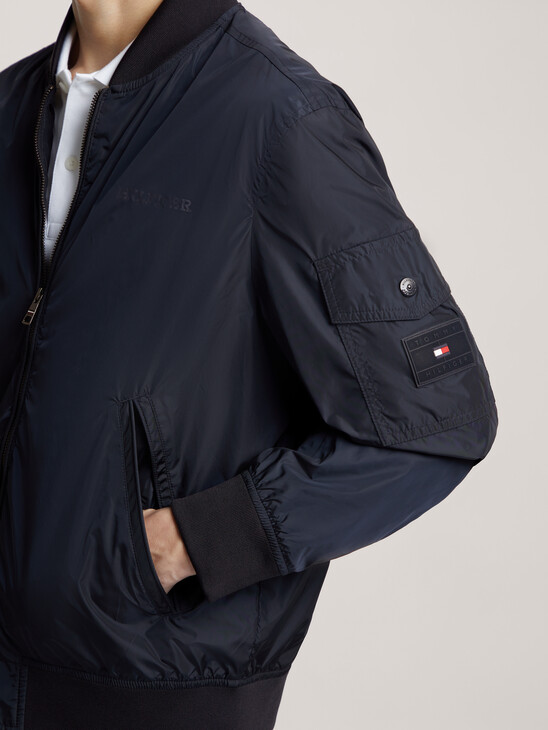 Lightweight Recycled Nylon Bomber