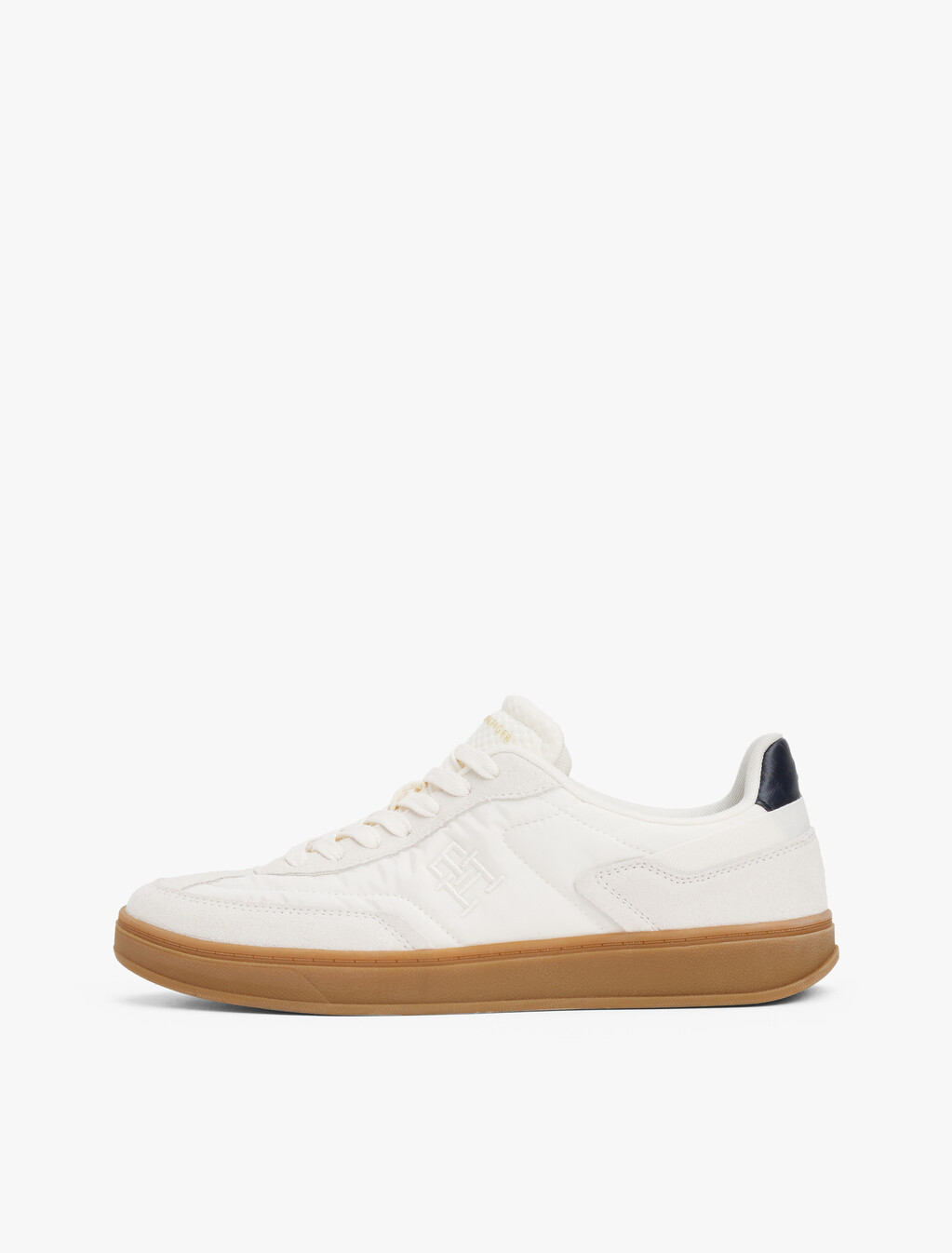 Heritage Suede Trainers, Ancient White, hi-res