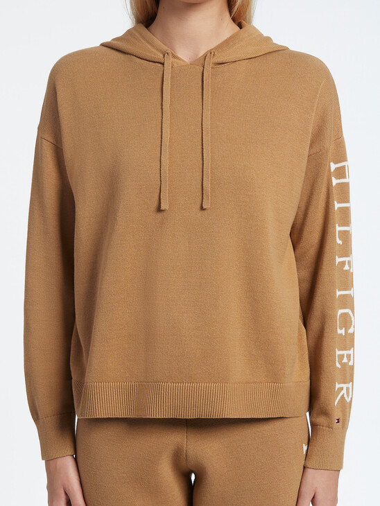 RELAXED FIT LOGO HOODIE