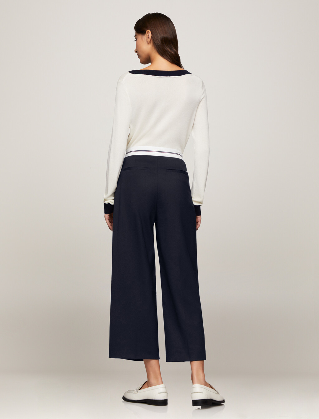 Asia Fit Waistband Wide Leg Pants, Desert Sky, hi-res
