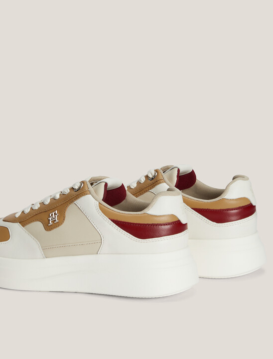 Lux Pointy Monogram Court Sneakers