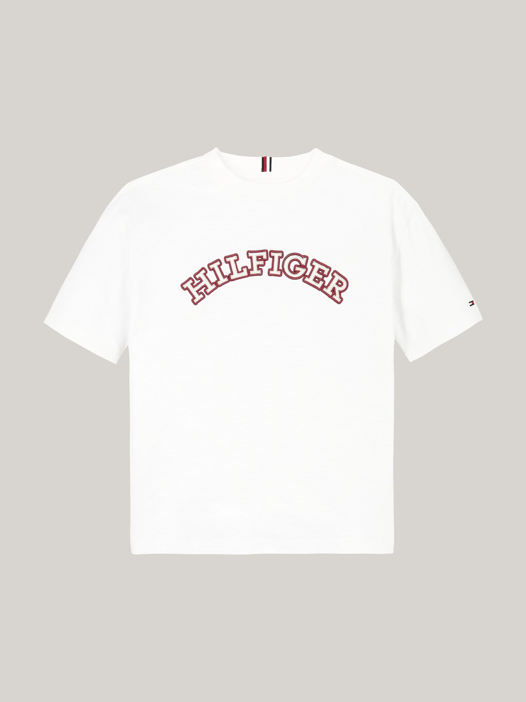 Hilfiger Monotype Appliqué T-Shirt, White, hi-res