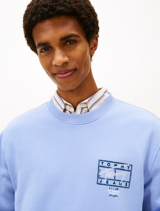 Tommy 旗幟圖案印花衛衣