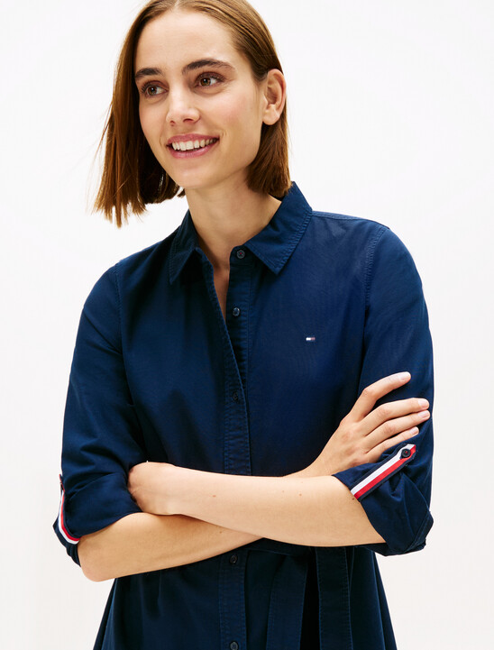 亞洲版型牛津棉連身裙