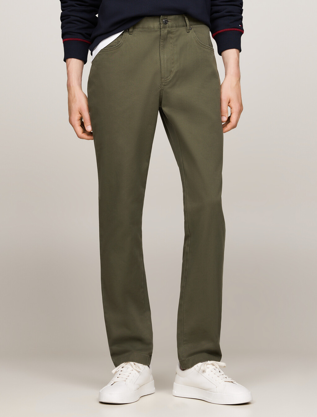 1985 系列 Denton 直筒斜紋棉質長褲, Army Green, hi-res