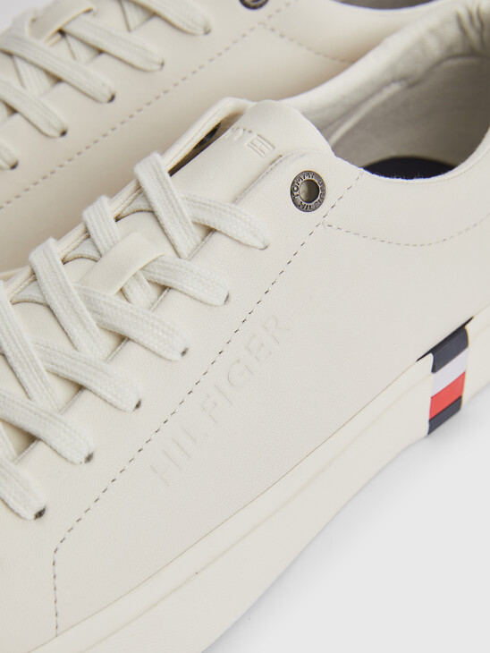 MODERN VULCANIZED CORPORATE LEATHER SNEAKERS