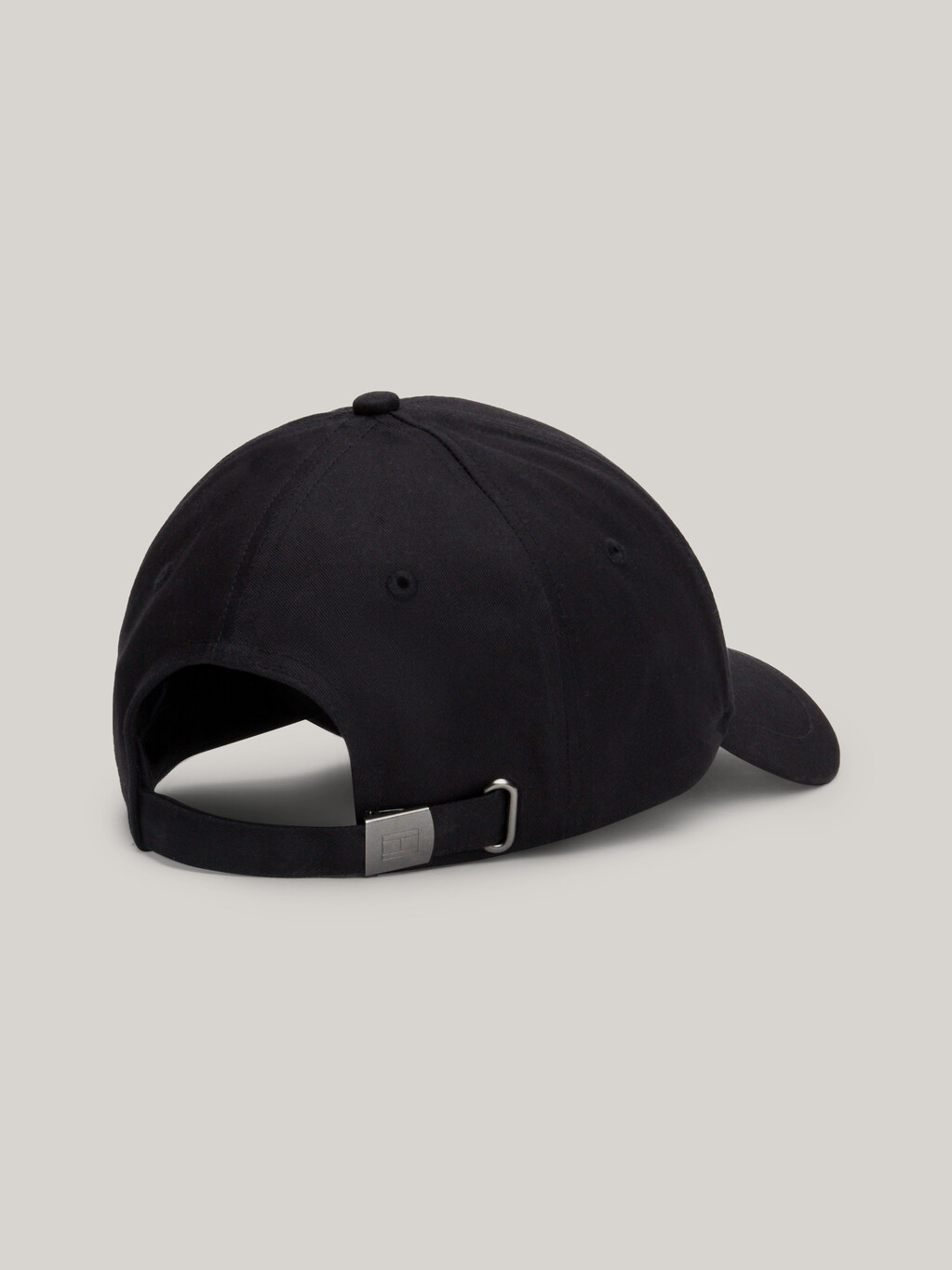 Logo Embroidery Six-Panel Baseball Cap, Black, hi-res