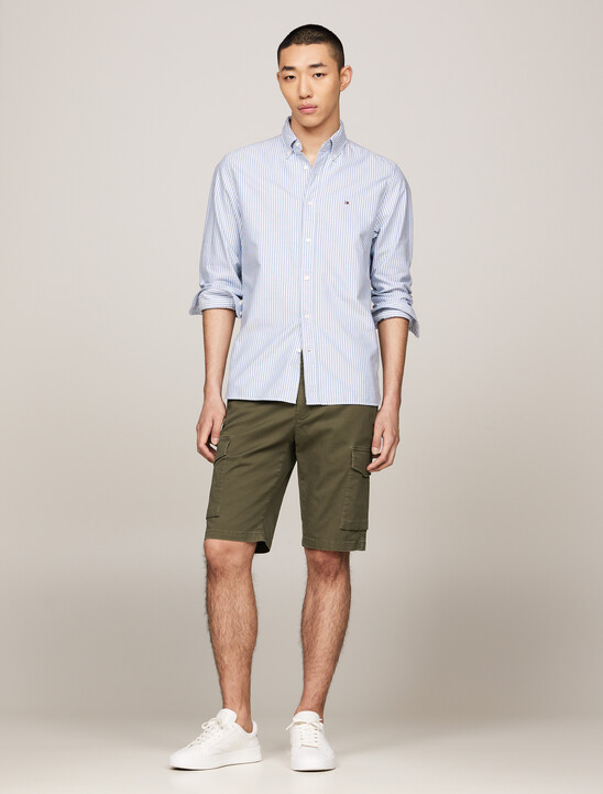 Twill Cargo Pocket Shorts