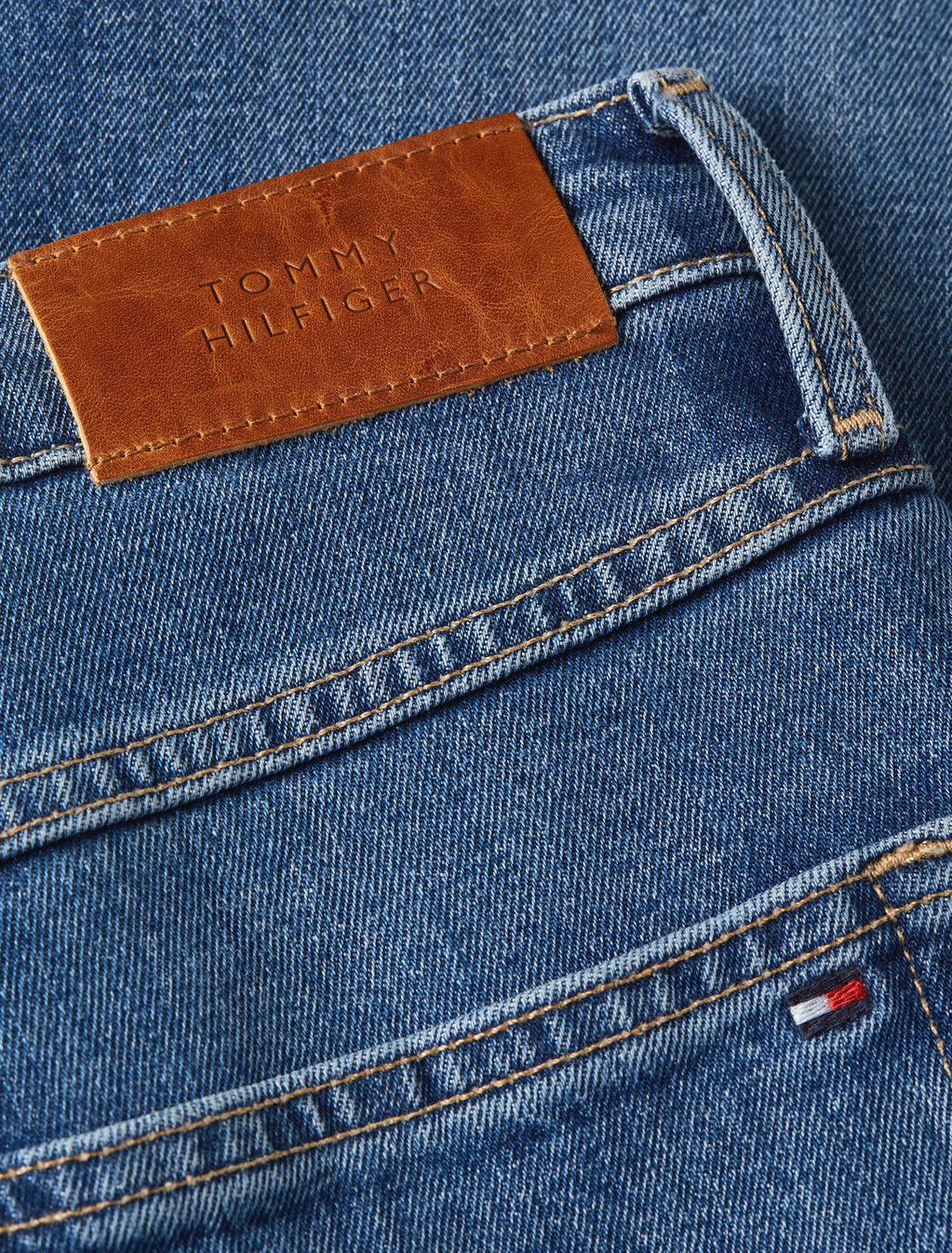 Classic Straight Mid Blue Jeans, Nos Mid Blue, hi-res