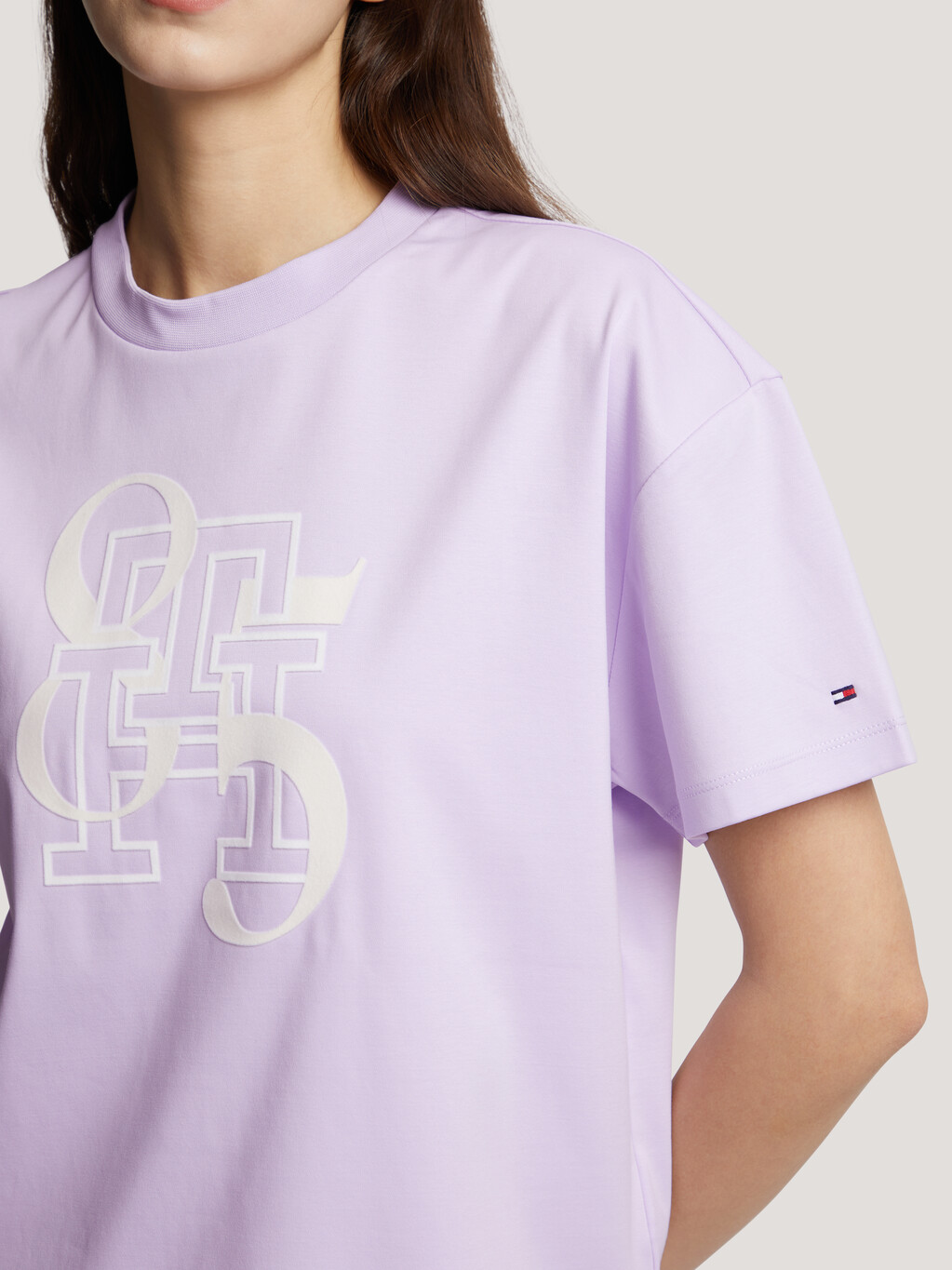 TH Monogram 85 T-Shirt, Lilac Ice, hi-res
