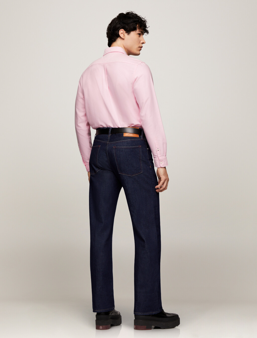 Organic Cotton Oxford Shirt, Classic Pink, hi-res