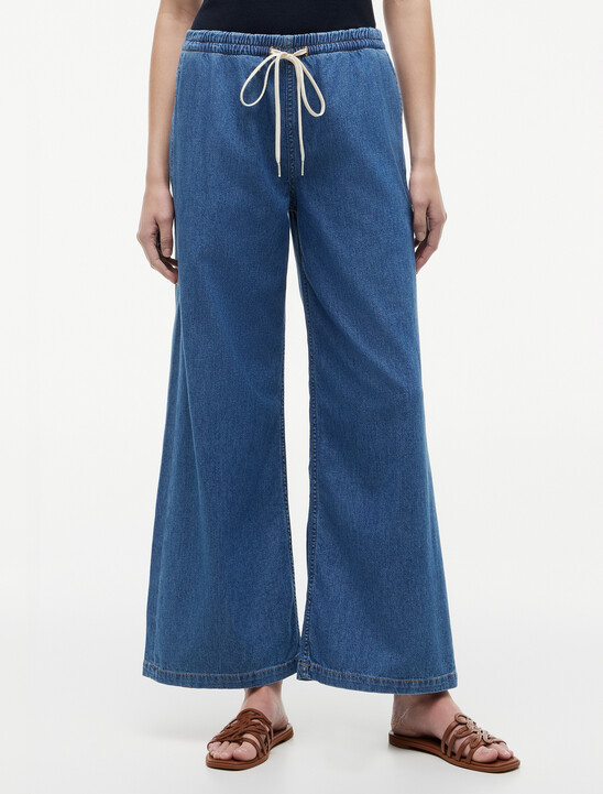 Mia Mid Rise Wide Leg Jeans
