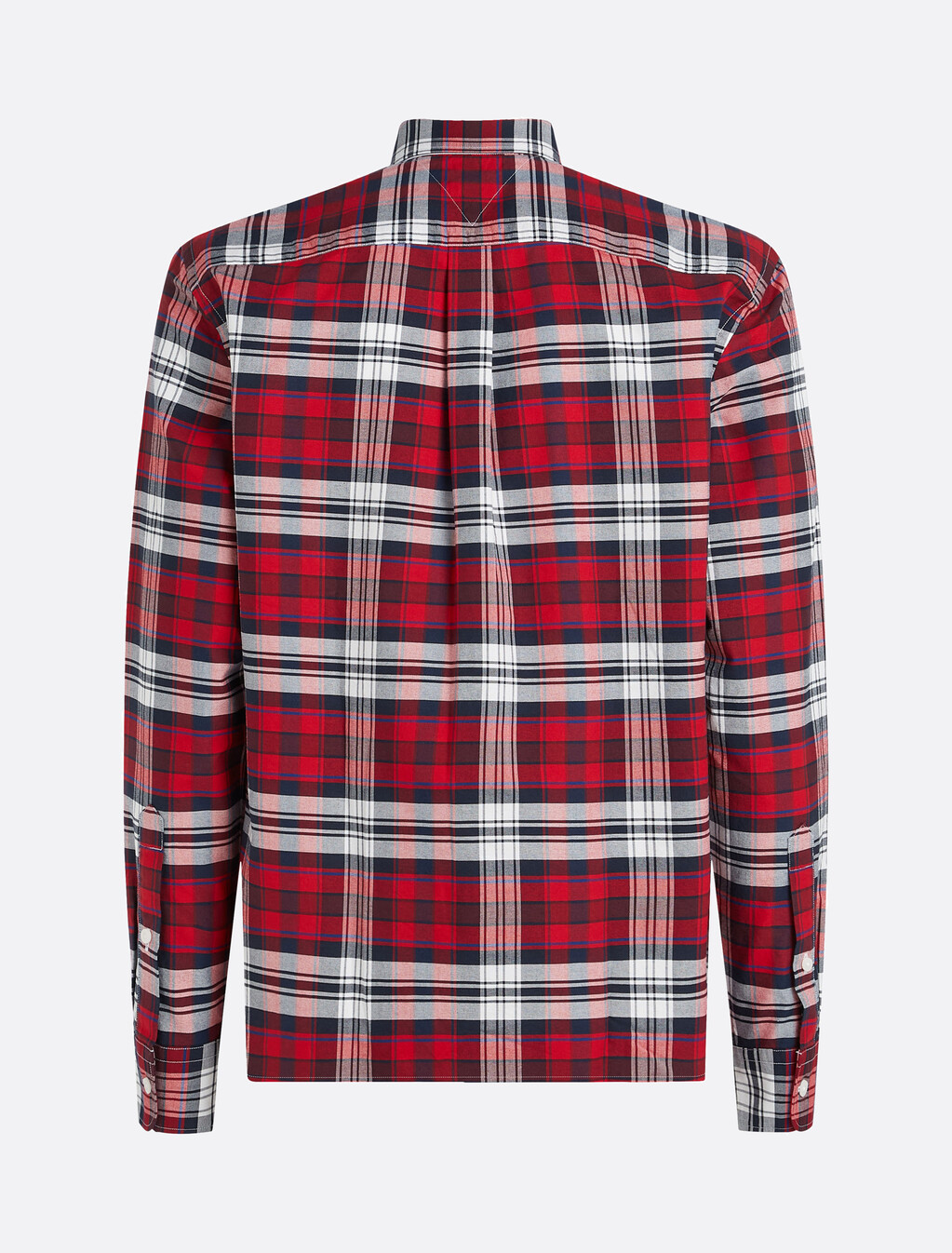 Heritage Plaid Oxford Shirt, Deep Rouge / Allover, hi-res