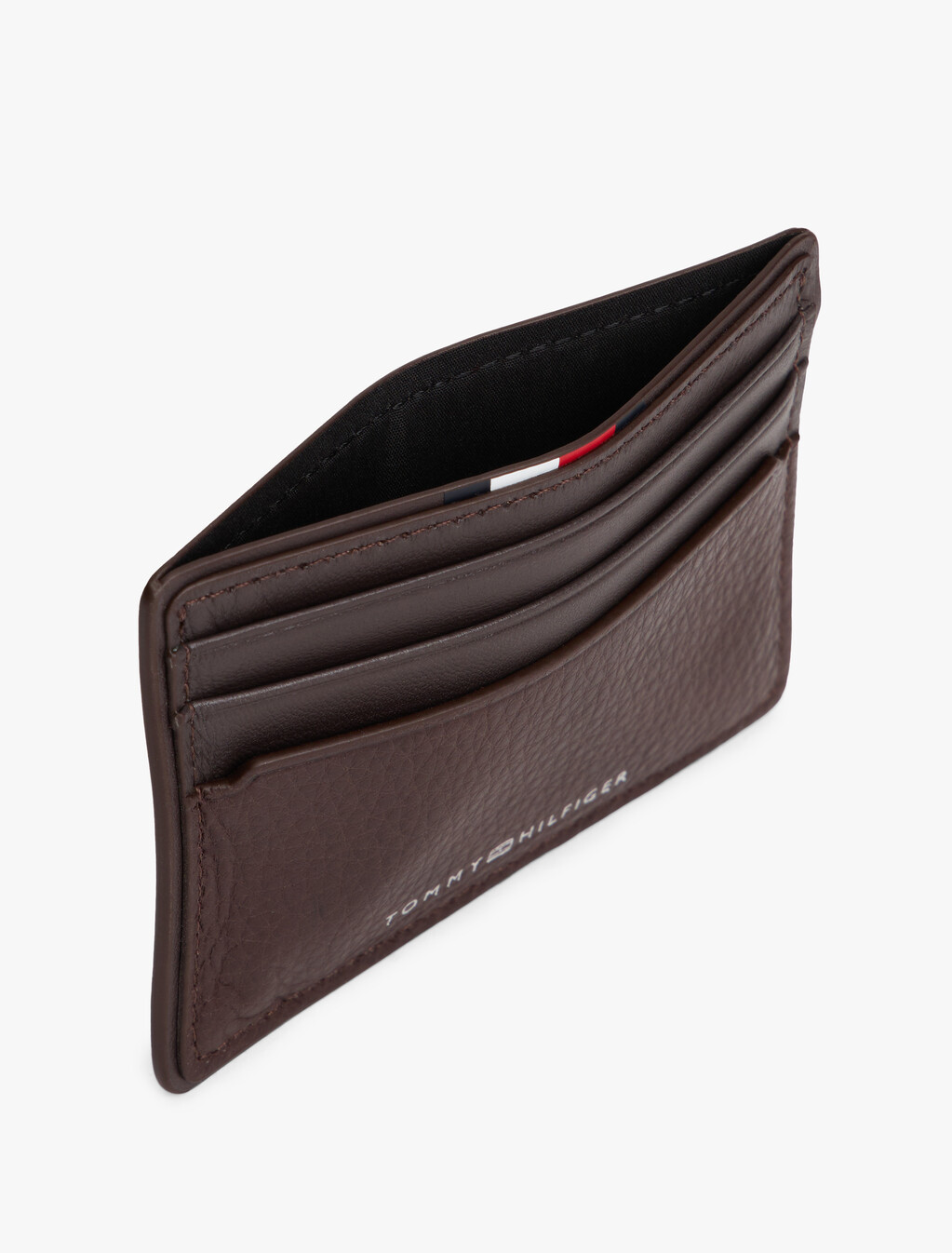Corporate Leather Credit Card Holder, Coffee Bean, hi-res